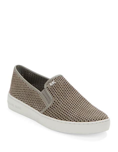 michael michael kors women's brett suede slip on sneakers|Amazon.com: Michael Kors Slip On Sneakers.